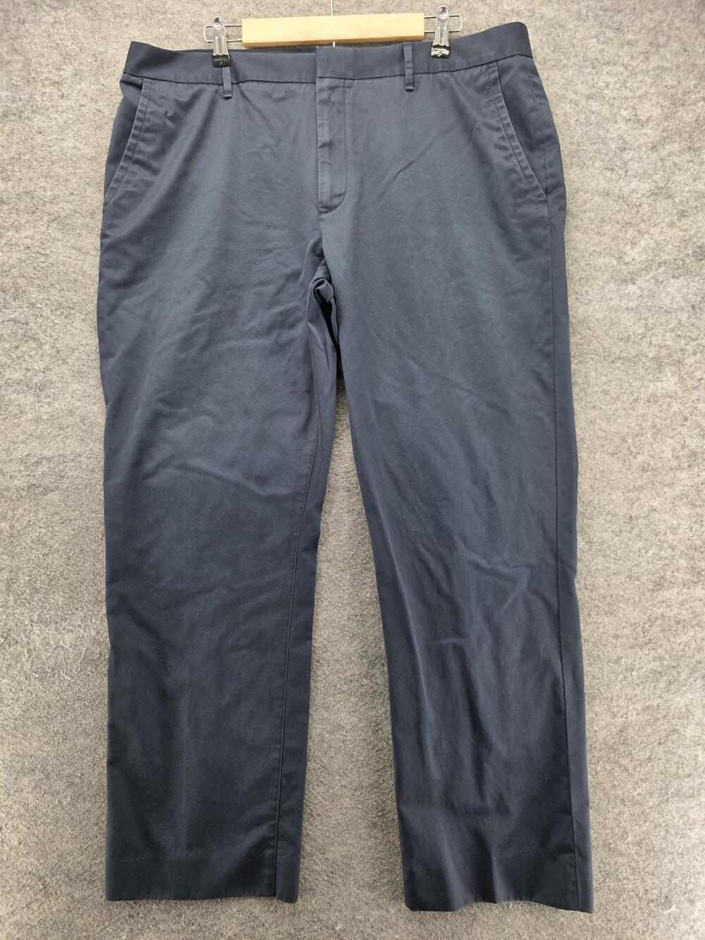 Bonobos Pants Mens 40x32 Blue Navy Monday Straight Chino Casual Cotton